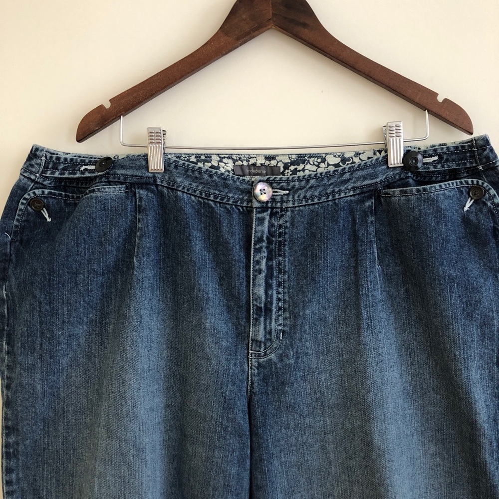 EUC Vintage Liz Claiborne cropped jeans 20W